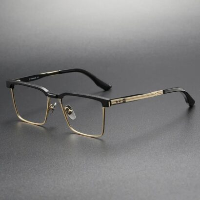 Monture de lunettes en titane pur pour hommes