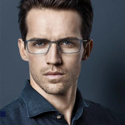 Monture de lunettes carrée pour hommes, titane pur ultraléger, lunettes sans vis, lentilles optiques, montures de lunettes