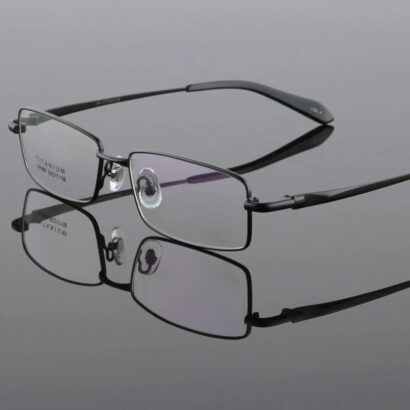 Monture de lunettes en titane pur pour hommes