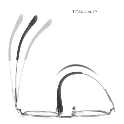Monture de lunettes en titane pur pour hommes et femmes,
