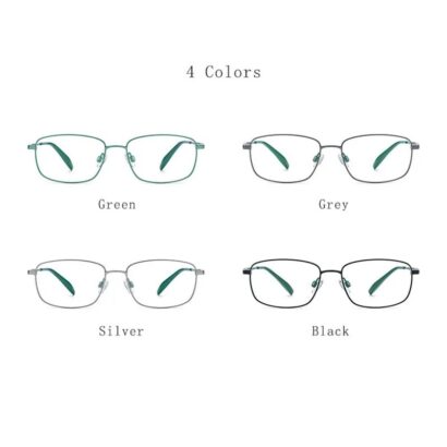 Montures de lunettes en titane pur pour hommes et femmes, ultralégères en TR90, adaptées pour verres dioptriques.