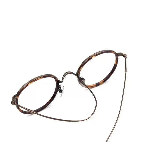 Monture de lunettes en titane pur pour hommes et femmes, lunettes rondes rétro de haute qualité pour correction optique et lecture.