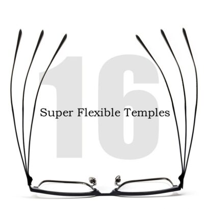 Montures de lunettes carrées rétro en titane pur pour hommes, adaptées à la lecture et à la correction de la myopie, avec des verres de qualité optique.