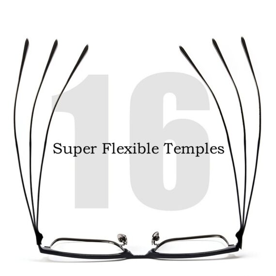 Montures de lunettes carrées rétro en titane pur pour hommes, adaptées à la lecture et à la correction de la myopie, avec des verres de qualité optique.