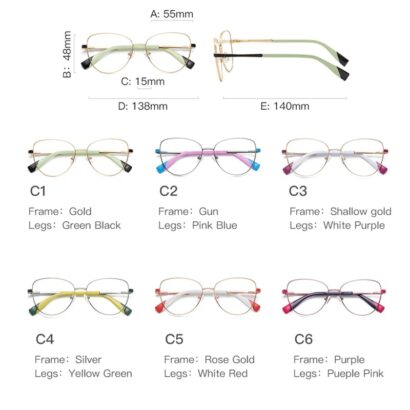 Lunettes yeux de chat pour femmes