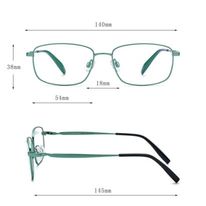 Montures de lunettes en titane pur pour hommes et femmes, ultralégères en TR90, adaptées pour verres dioptriques.